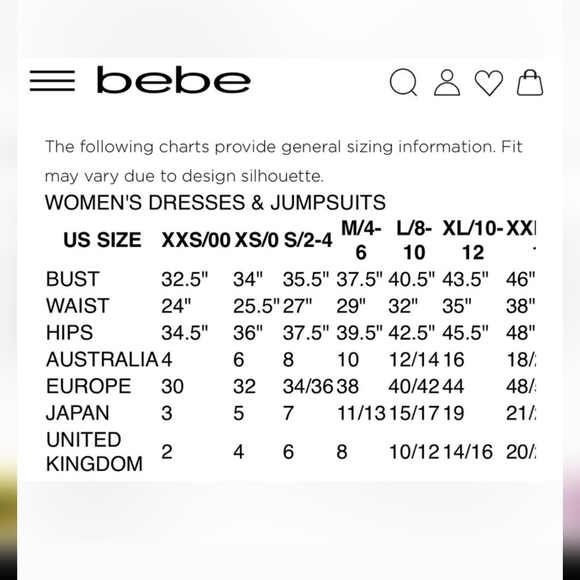 Bebe Francesca Deep V Dress - Picture 2 of 9